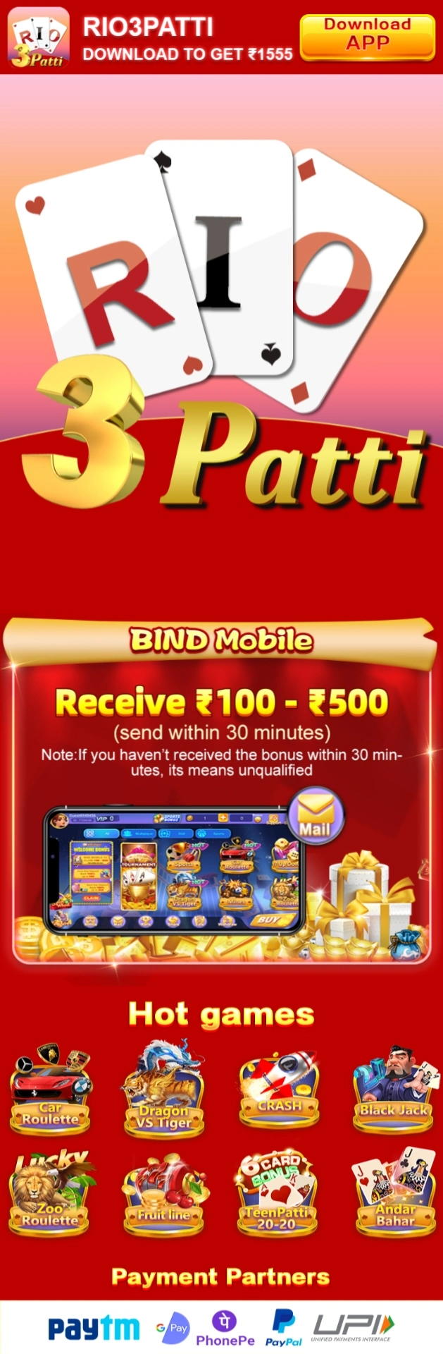 RIO 3Patti App - All Best Rummy App